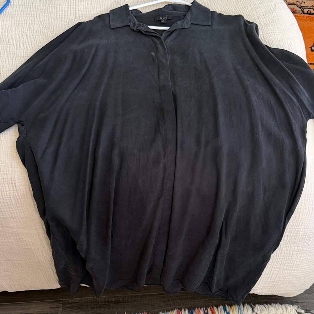 COS Charcoal dress button down